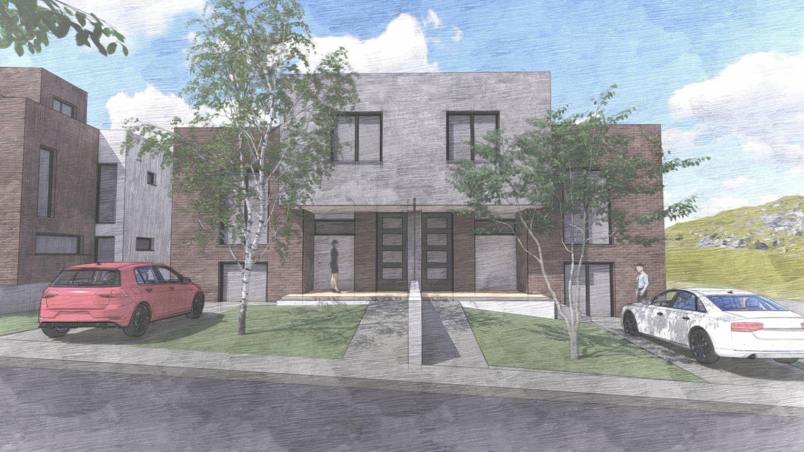 Pamje frontale e shtepise individuale ne Sofalia Village